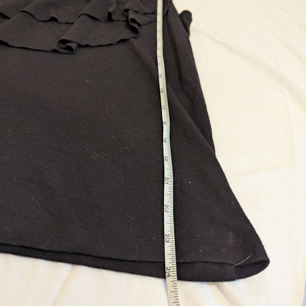 Black Ruffle Tank Top - Picture 6 of 6